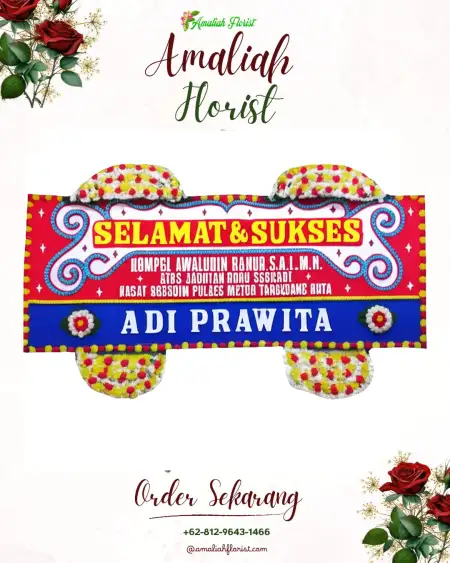 Papan Bunga Ucapan Selamat Karangrau
